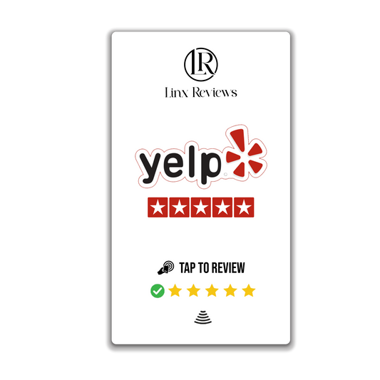 Yelp Customer Reviews Card